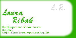 laura ribak business card